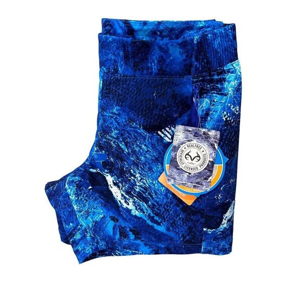 Columbia Pants - Small Columbia Women's Peformance Fishing Gear New Blue Pull On Shorts